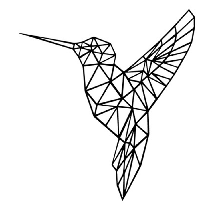 Detail Geometrischer Kolibri Nomer 19