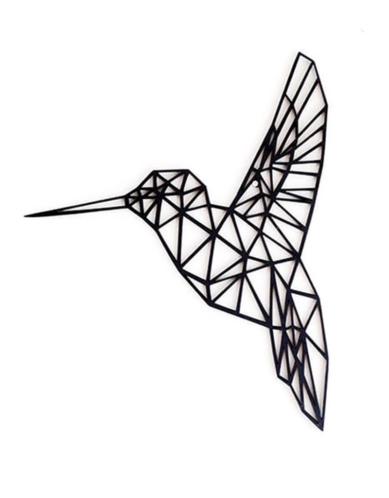 Detail Geometrischer Kolibri Nomer 4