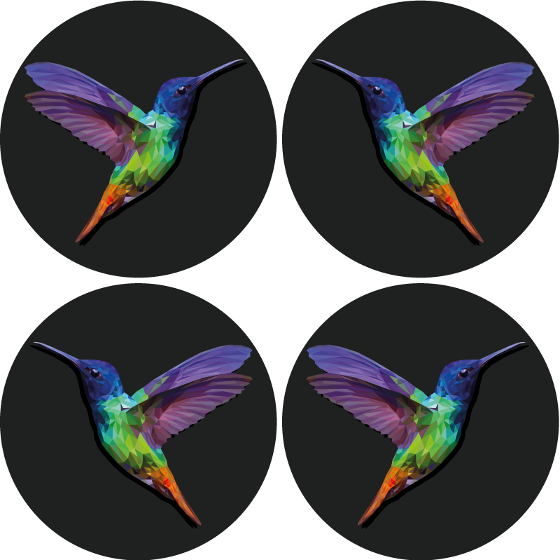 Detail Geometrischer Kolibri Nomer 9