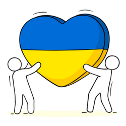 Detail Ukraine Flag Heart Nomer 11