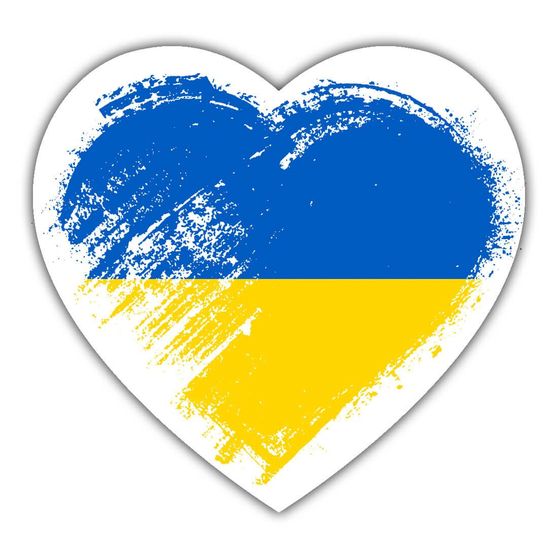 Detail Ukraine Flag Heart Nomer 23