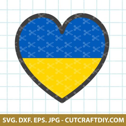 Detail Ukraine Flag Heart Nomer 24