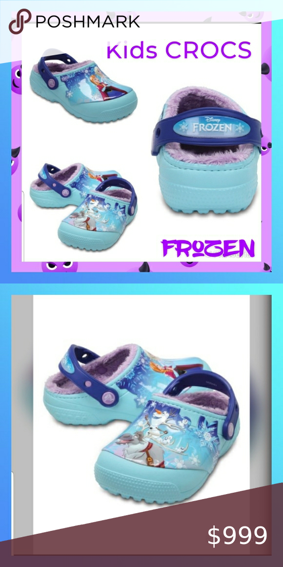 Detail Frozen Crocs With Fur Nomer 29