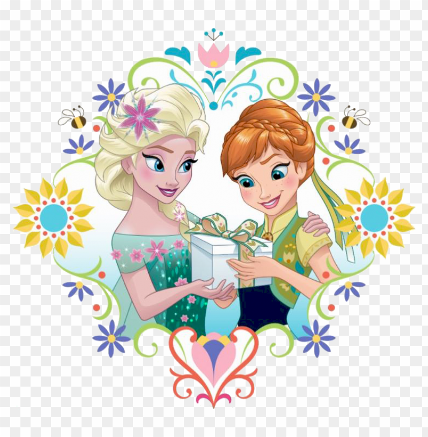 Detail Frozen Elsa And Anna Png Nomer 54