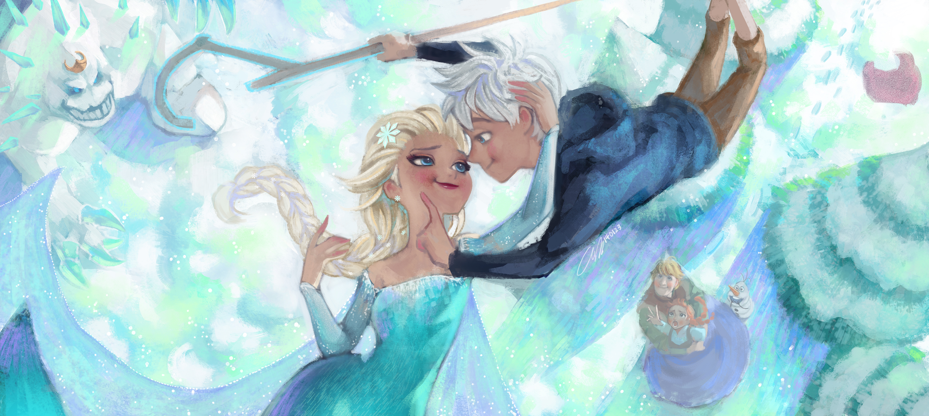 Detail Frozen Elsa And Jack Nomer 47