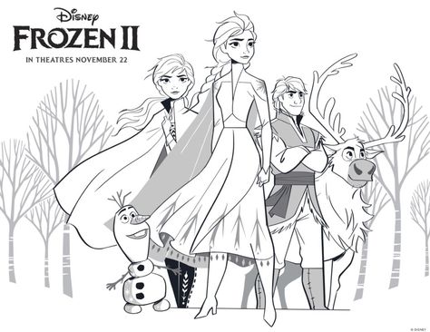 Detail Frozen Gambar Mewarnai Nomer 51