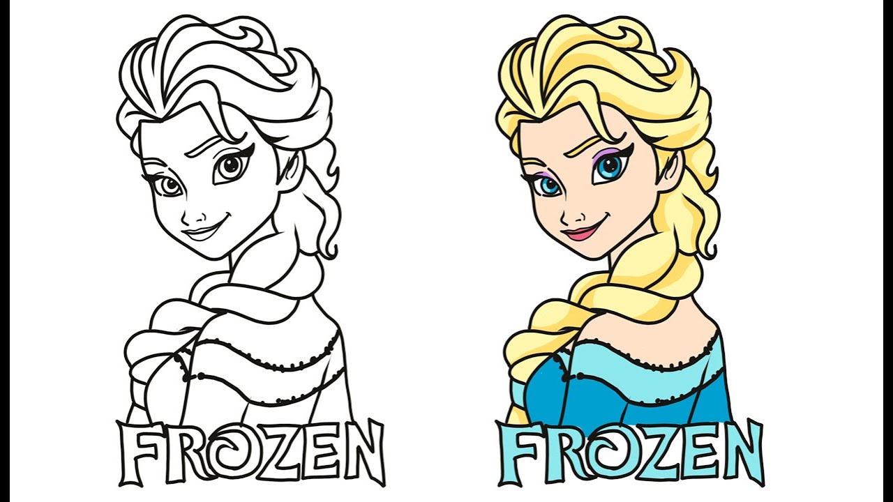 Detail Frozen Hitam Putih Nomer 21