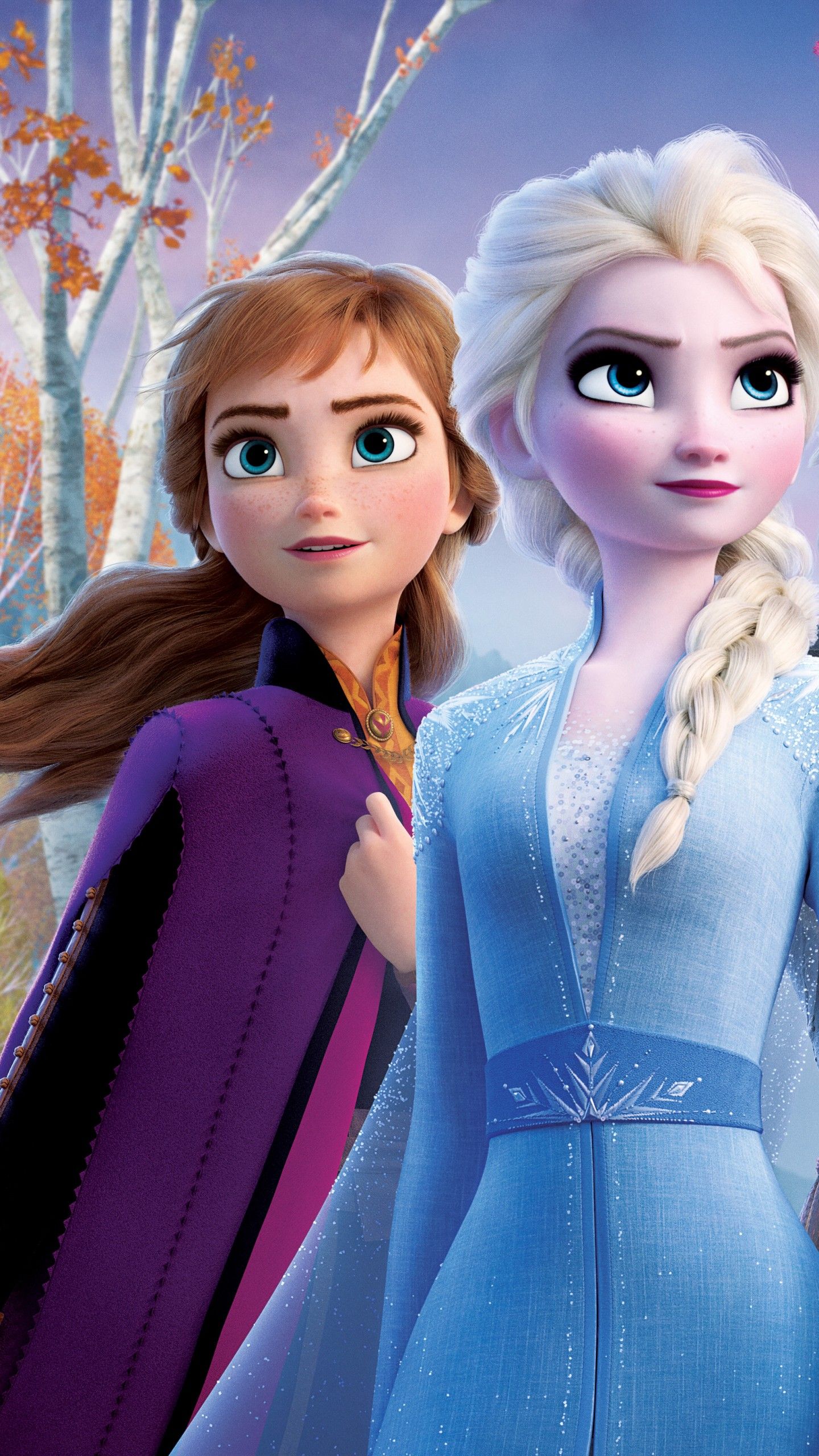 Detail Frozen Wallpaper Anna And Elsa Nomer 9