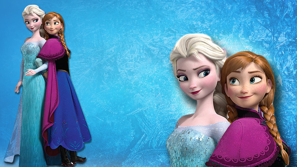 Download Frozen Wallpaper Anna And Elsa Nomer 11