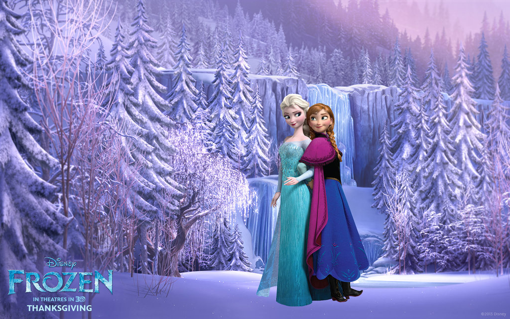 Detail Frozen Wallpaper Anna And Elsa Nomer 26