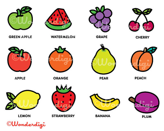 Detail Fruits Clipart Nomer 50