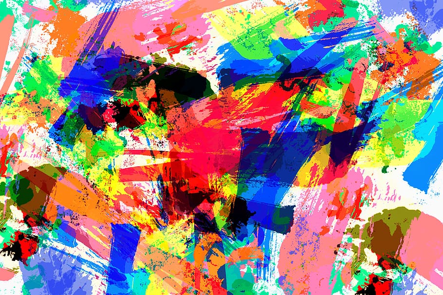 Detail Full Color Abstract Nomer 14