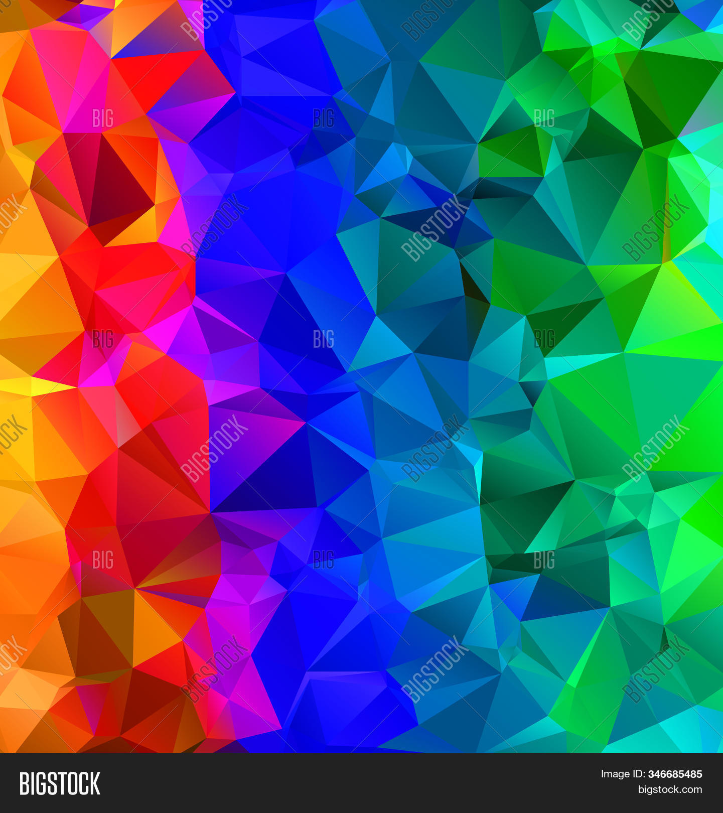 Detail Full Color Abstract Nomer 23