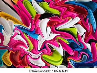 Detail Full Color Abstract Nomer 9