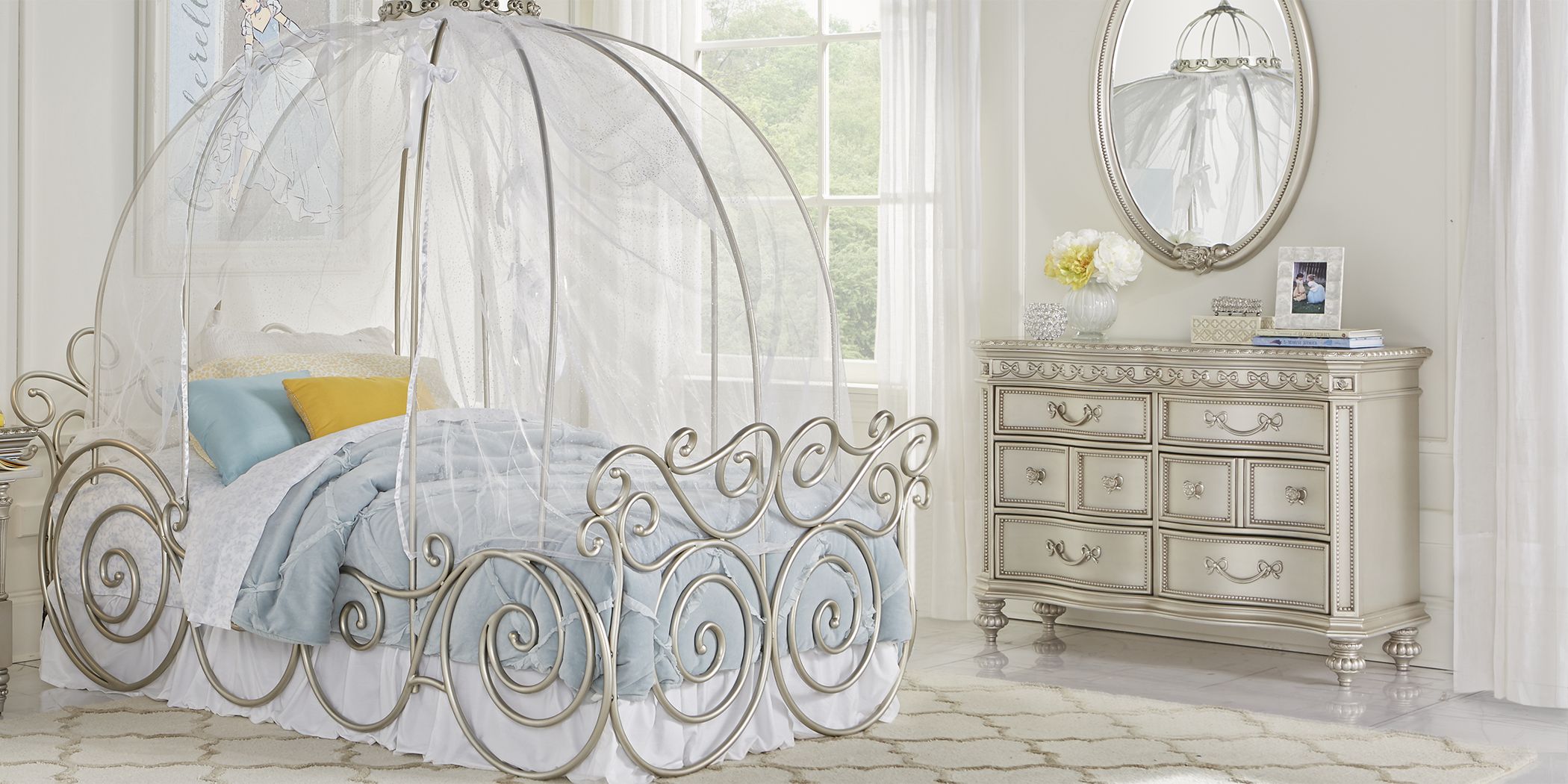 Detail Full Size Cinderella Carriage Bed Nomer 11