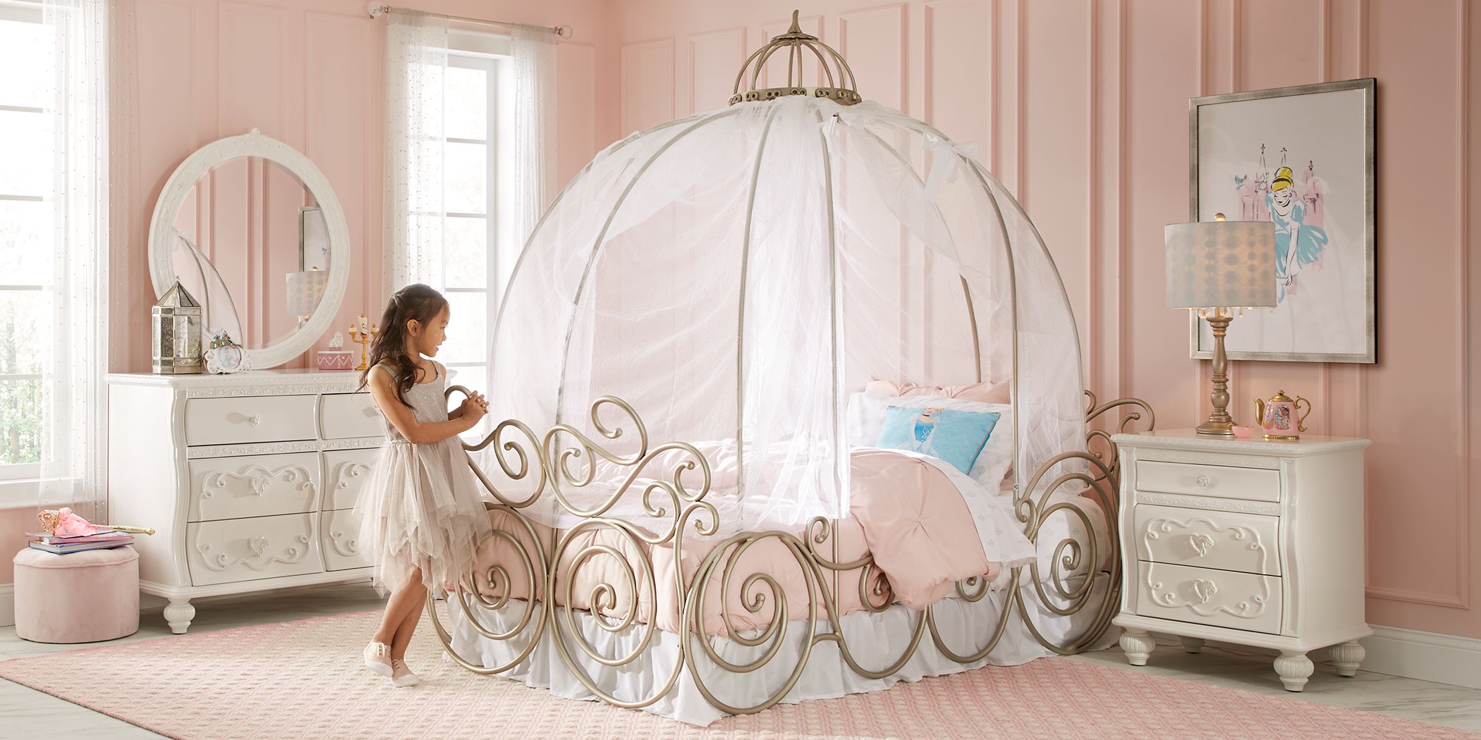 Detail Full Size Cinderella Carriage Bed Nomer 22