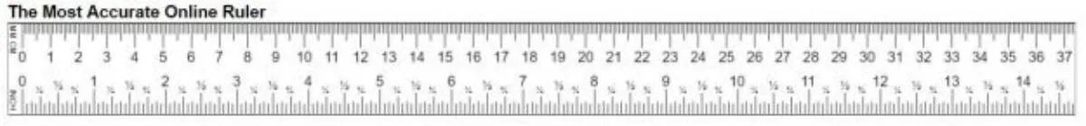 Detail Full Size Ruler Nomer 33