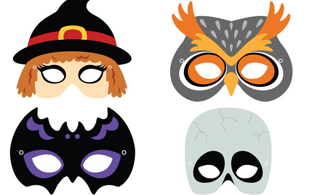 Detail Halloween Maske Vorlage Nomer 4