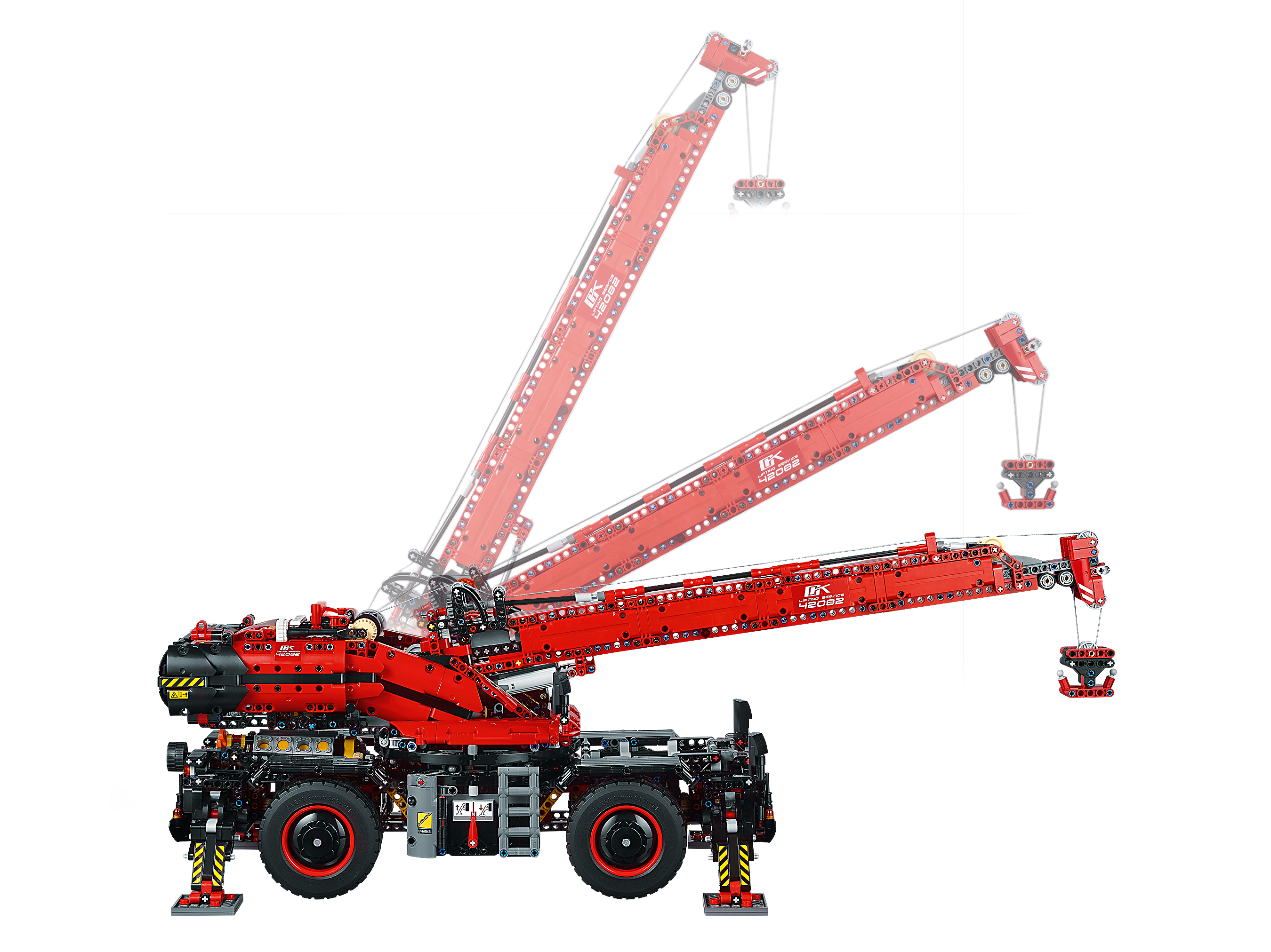 Detail Lego Technic Kran Liebherr Nomer 24