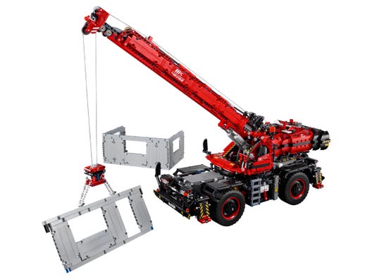 Detail Lego Technic Kran Liebherr Nomer 5