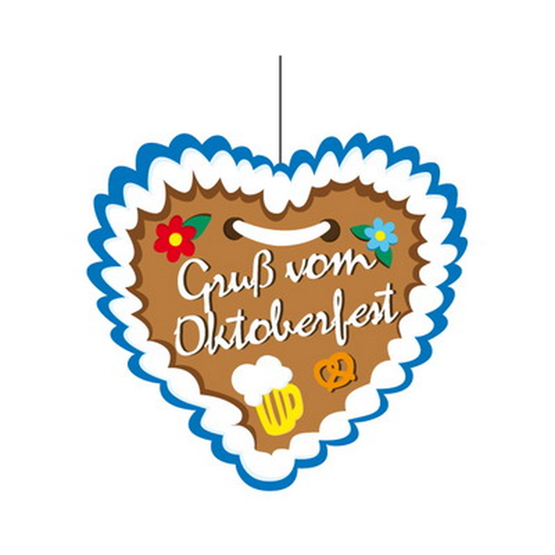 Detail Oktoberfest Lebkuchenherz Nomer 2