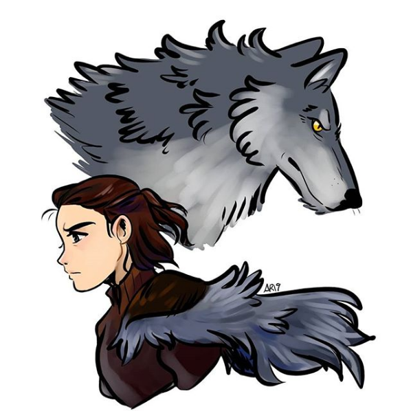 Detail Bran Stark Wolf Nomer 8