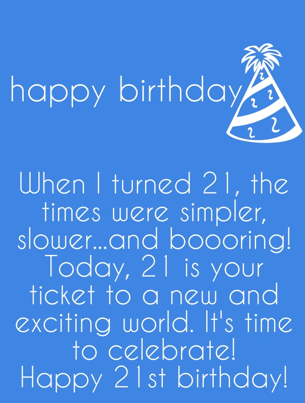 Detail Funny 21st Birthday Quotes Nomer 16