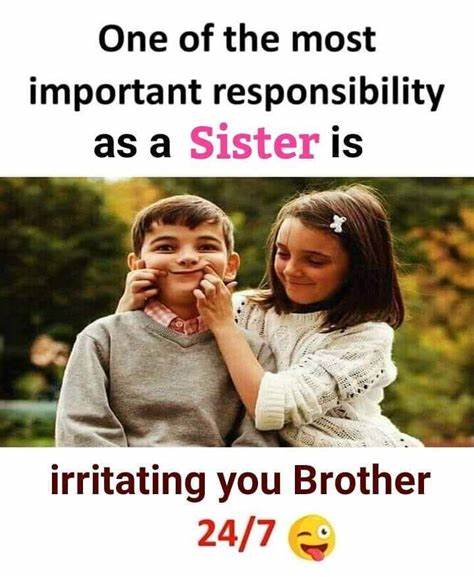 Detail Funny Sibling Quotes Nomer 27