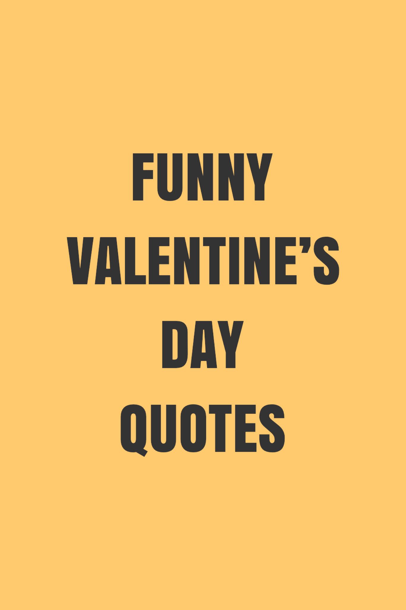 Detail Funny Valentine Quotes Nomer 36