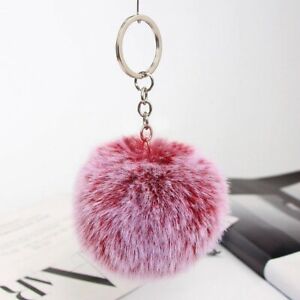 Detail Fur Ball Keychain Ebay Nomer 12