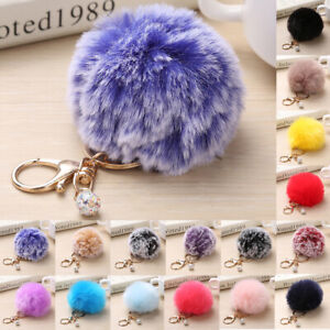 Detail Fur Ball Keychain Ebay Nomer 16