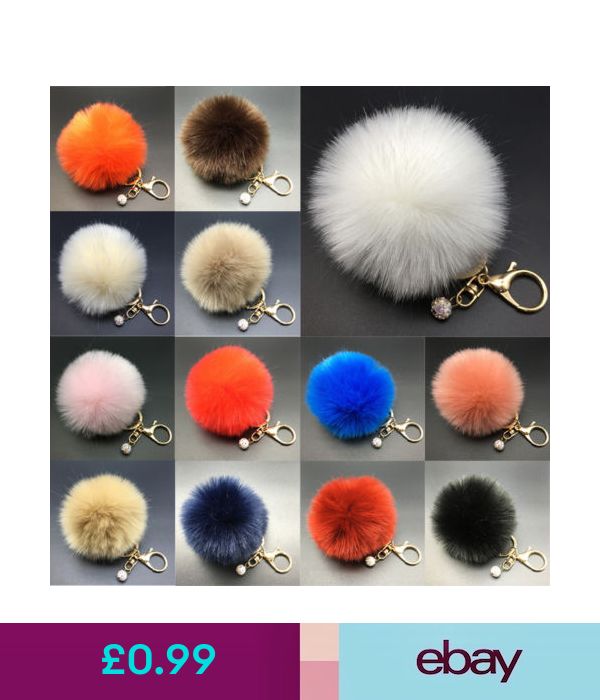 Detail Fur Ball Keychain Ebay Nomer 52