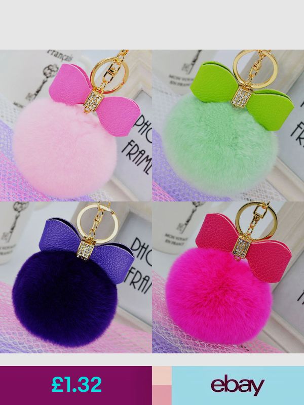 Detail Fur Ball Keychain Ebay Nomer 54