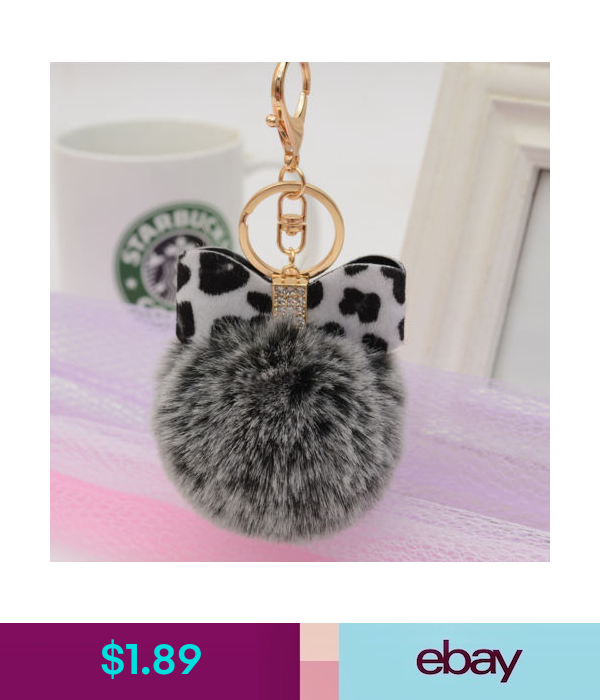 Detail Fur Ball Keychain Ebay Nomer 58