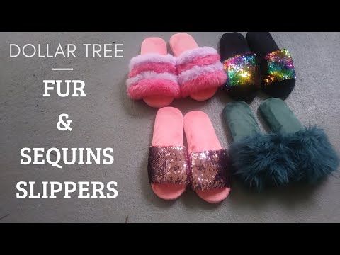 Detail Fur Flops Dollar Tree Nomer 46