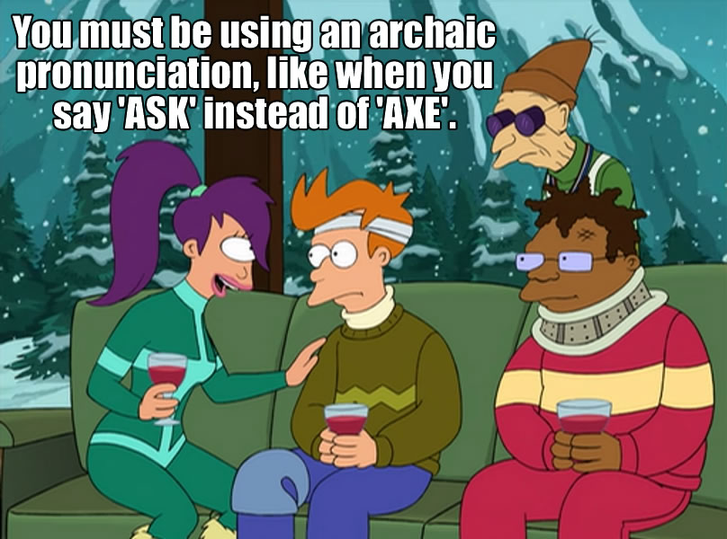 Detail Futurama Axe You A Question Nomer 2