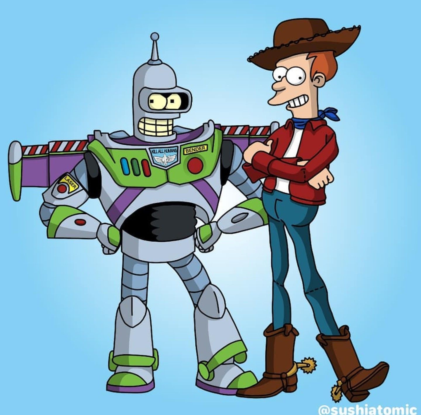 Detail Futurama Bender And Fry Nomer 52