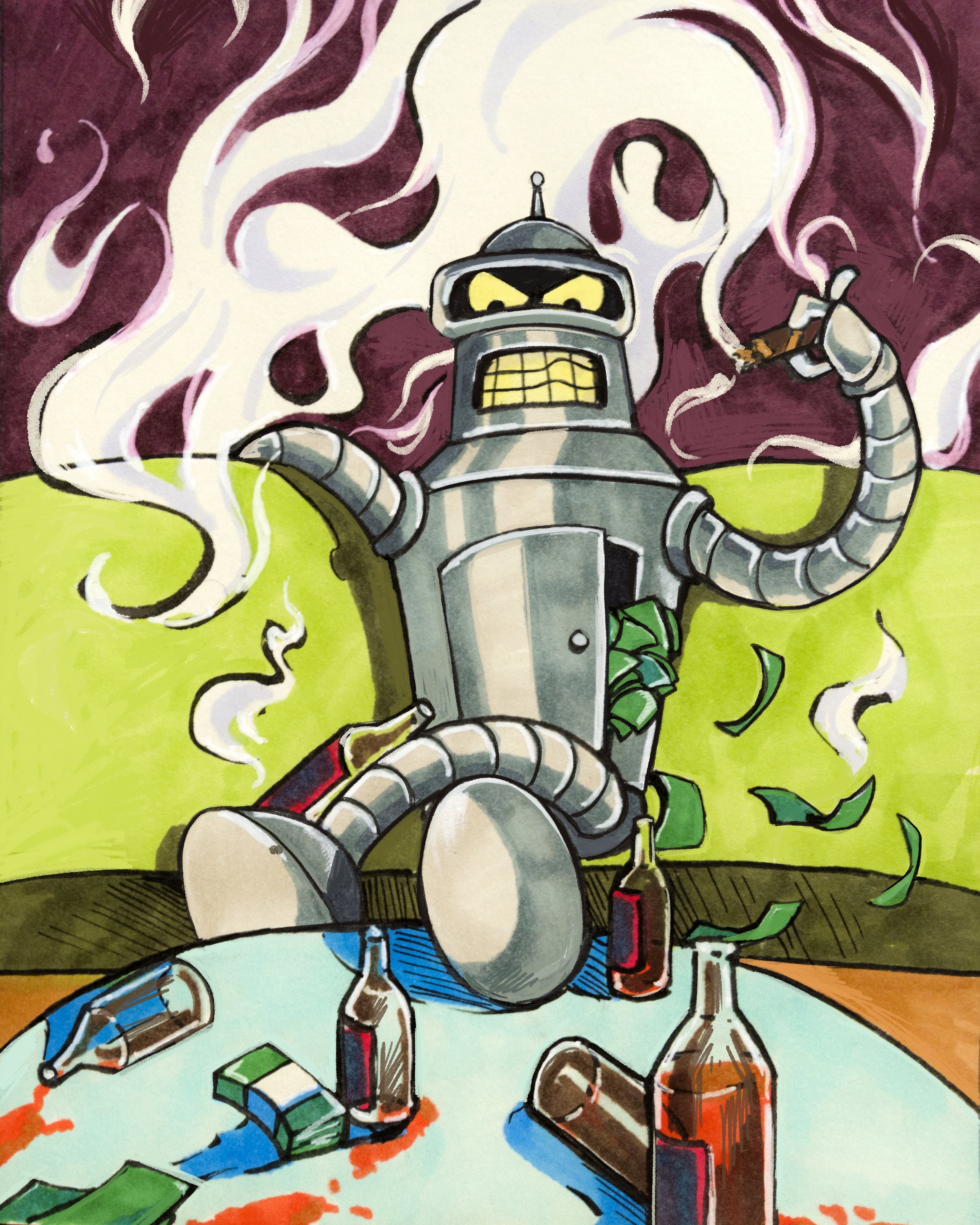 Detail Futurama Drawings Nomer 27