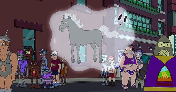 Detail Futurama Ghost And Horse Nomer 2