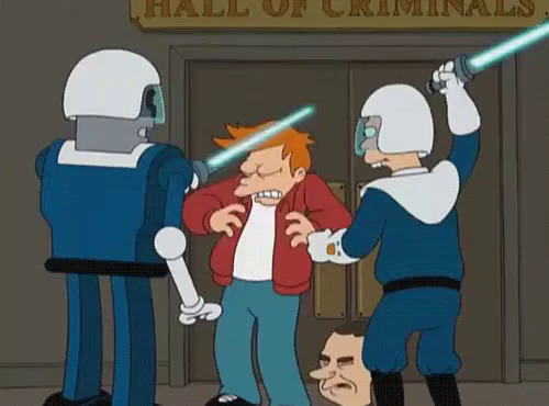 Detail Futurama Police Robot Nomer 16