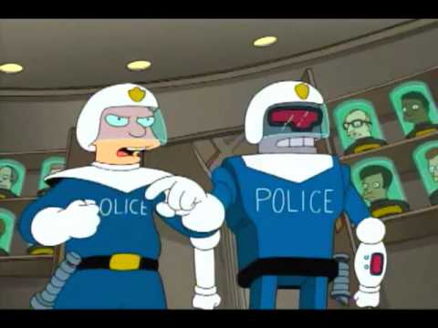 Detail Futurama Police Robot Nomer 34