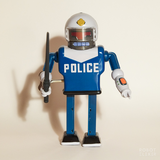 Detail Futurama Police Robot Nomer 42