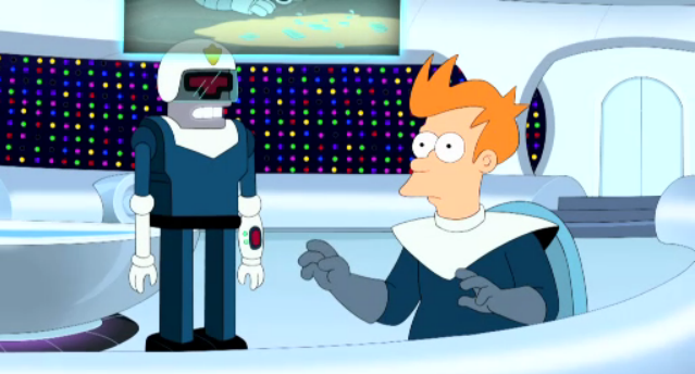 Detail Futurama Police Robot Nomer 9