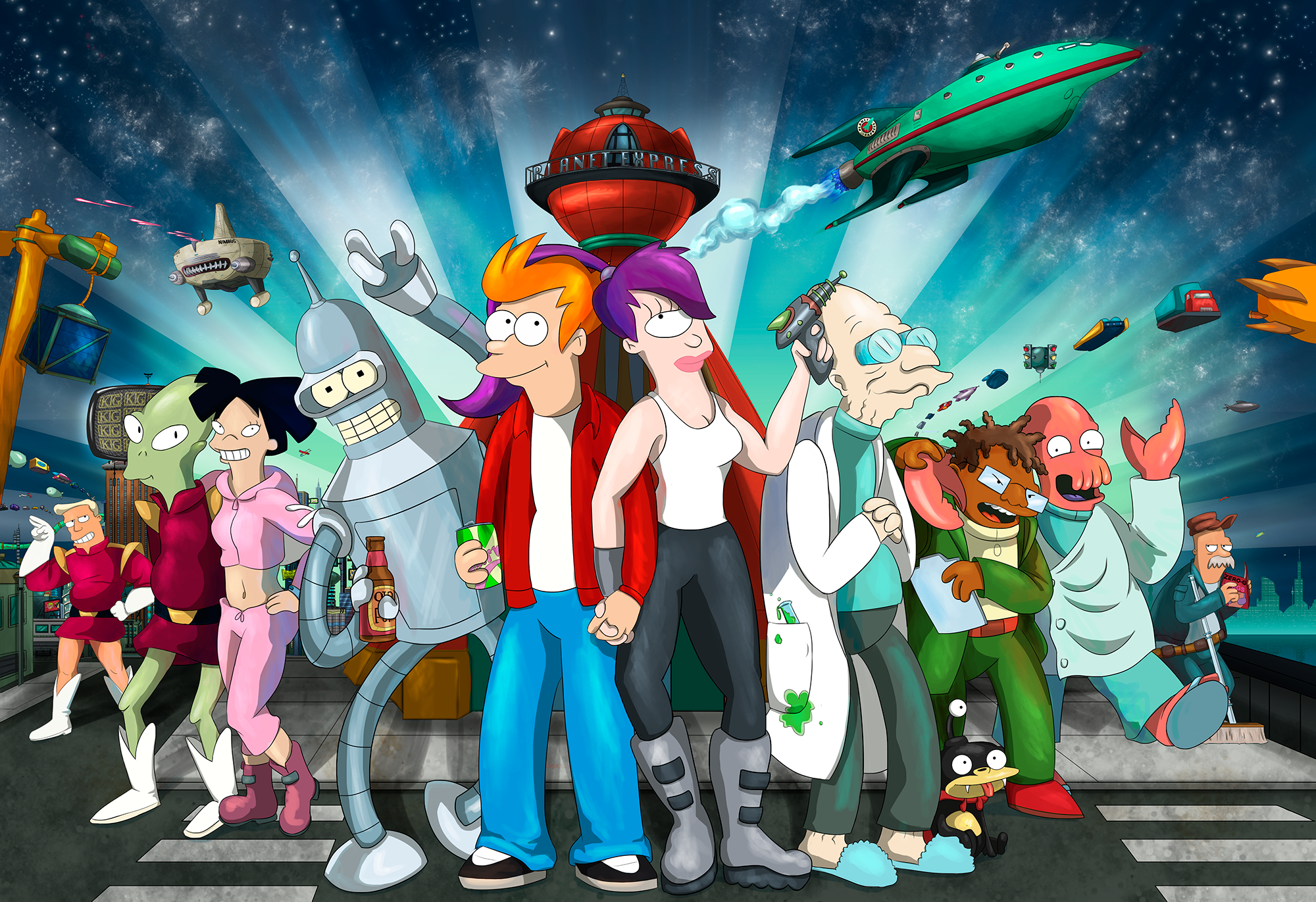 Detail Futurama Wallpapers Hd Nomer 7