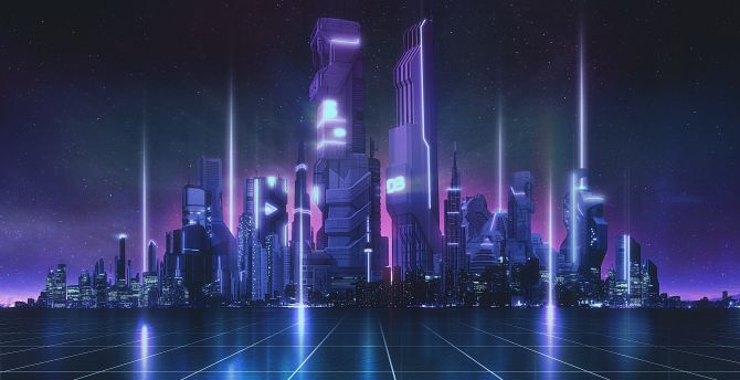 Detail Future City Wallpaper Nomer 11