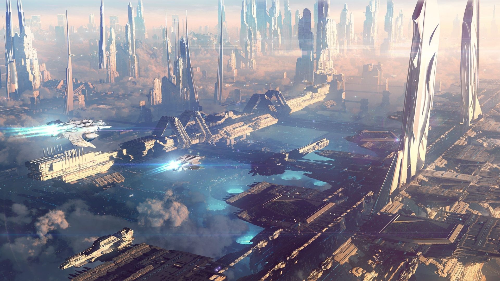 Detail Future City Wallpaper Nomer 17