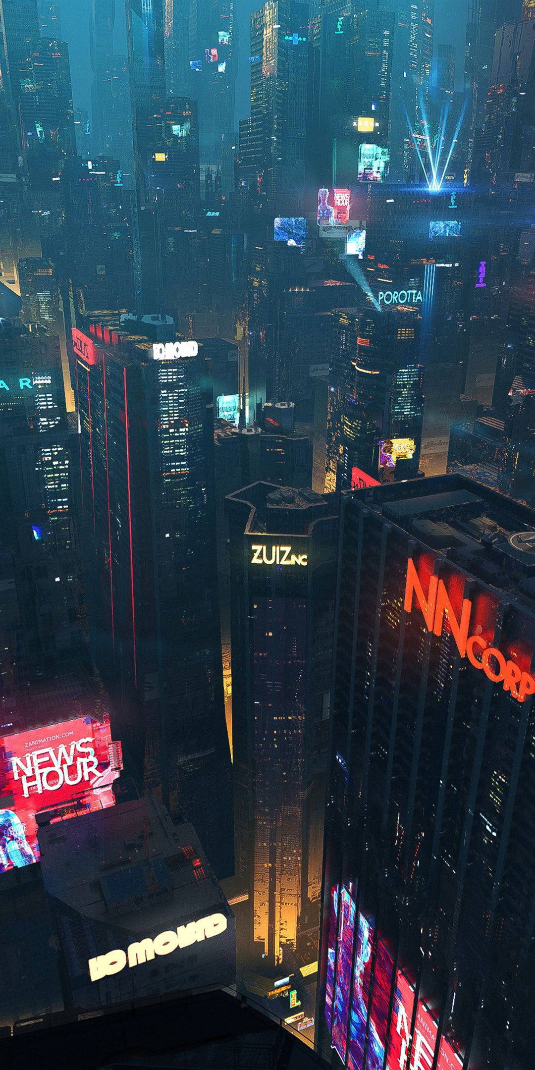 Detail Futuristic City Background Nomer 31