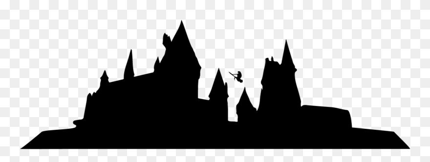 Detail Hogwarts Silhouette Printable Nomer 3