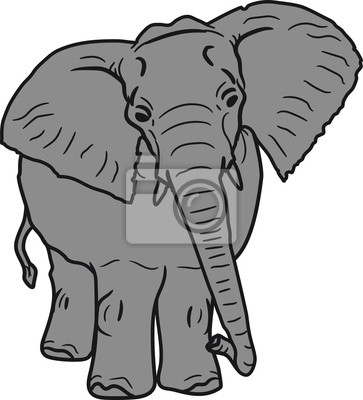 Detail Elefant Comic Einfach Nomer 12