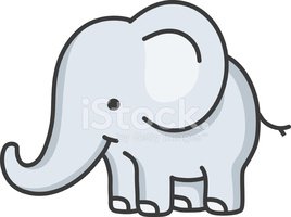 Detail Elefant Comic Einfach Nomer 2
